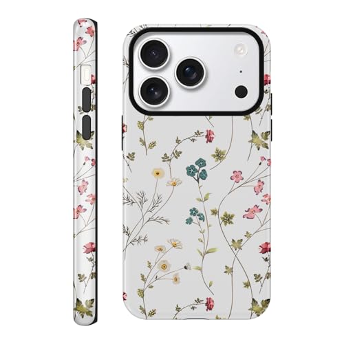 Coque floral IP 17 Pro vigne et branche pour le quotidien