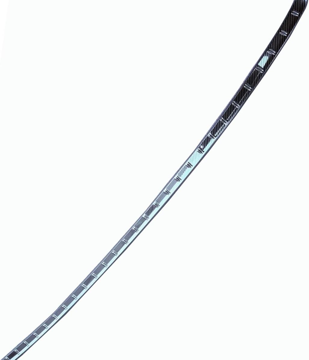 Car Stainless Steel Rear Bumper Protector, for Toyota Hanlanda 2024 2025 Accessories, Auto Parts Tailgate Back Trunk Door Sill Cover Scuff Plate Strip Guard Protection (Carbon Fiber)