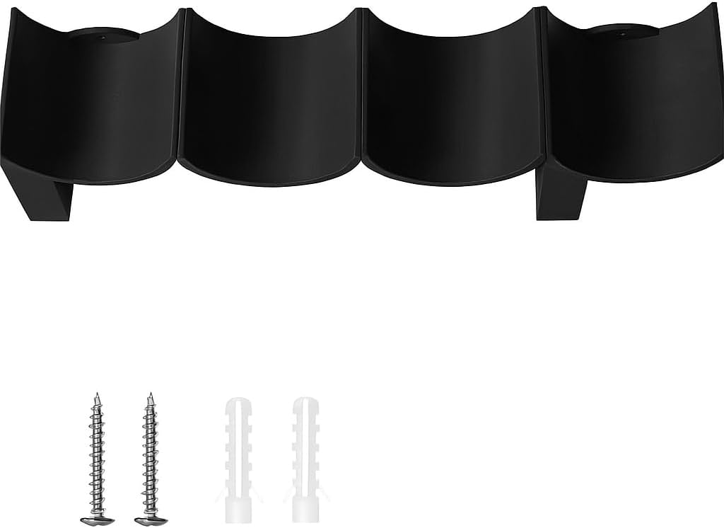Modern Wall-Mounted Toilet Paper Holder - 3D Printed Poop Design - Black, Minimalist Bathroom Decor Organizer - Holds 4 RollsPoop Toilet Paper Holder Stand