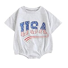 A Usa Romper Gray