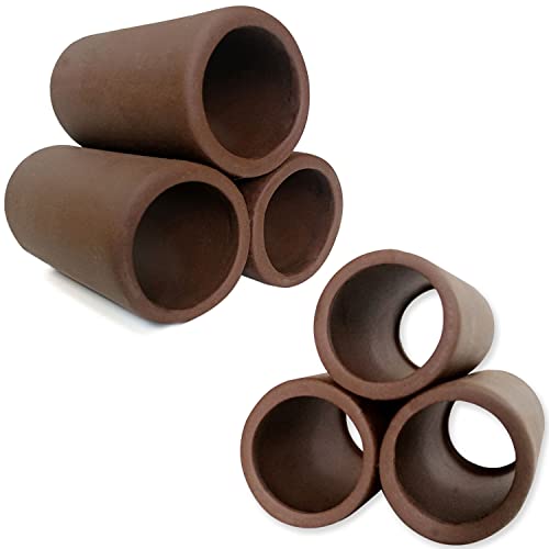 OrgMemory Ceramic Shelters, 2 pcs, Fish Tank Accessories, Fish House, Aquarium Hideout, Swim Holes...