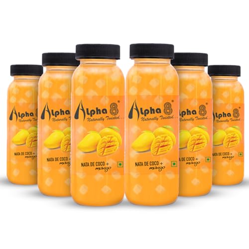 Image of ALPHA 8 Natural Energizer & Immunity Booster, Healthy Juice, Real Natural Taste (Mango)