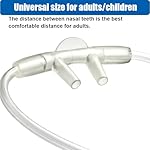 Luisddi 10 Pack High-Flow Soft Nasal Oxygen Cannula, Standard Connector 7 Ft, Green Tubing and Each Individual Packing - Image 5