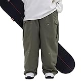 SNOWVERB Damen und Herren, superweit, 15 K, wasserdicht, Snowboard-Skihose, Arbeitskleidung, lockere...