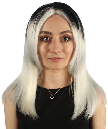 Wigs2you.com ���f�B�[�X�p �O���}���X�E�B�b�`���E�B�b�O�i�R�����r�A�J���[�j �ʋC���� �L���b�v���X�\��