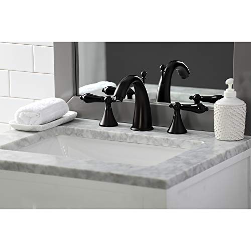 Robinet de salle de bain Kingston mitigeur lavabo laiton robuste - 7