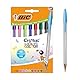 BIC Cristal Multicolour Kugelschreiber mit breiter Spitze (1,6 mm) – klassische und bunte Farben, Pack à 8