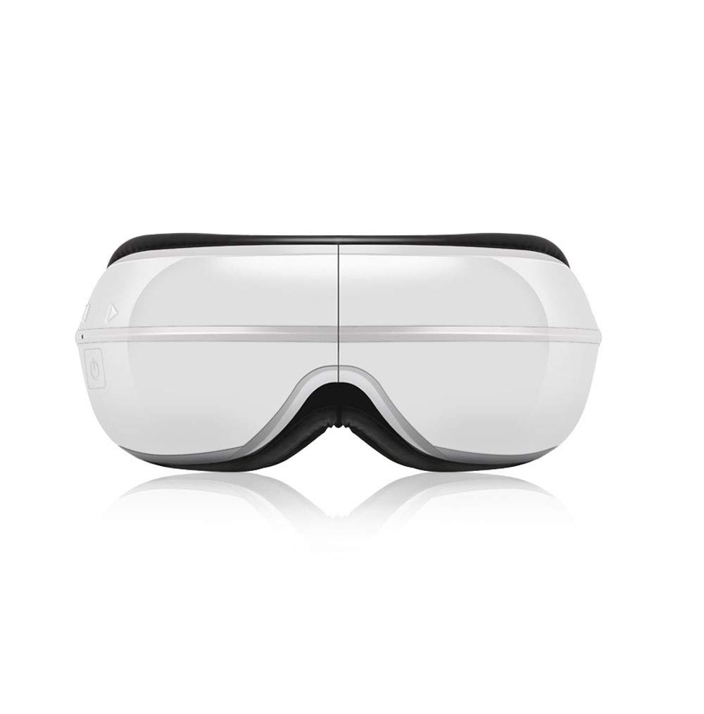 Massager de ojos con calor, compresión de aire, música Bluetooth, Masajeador de ojos infrarrojos recargables para aliviar ojos secos de ojos Fatiga oculta Los círculos oscuros mejoran la circula