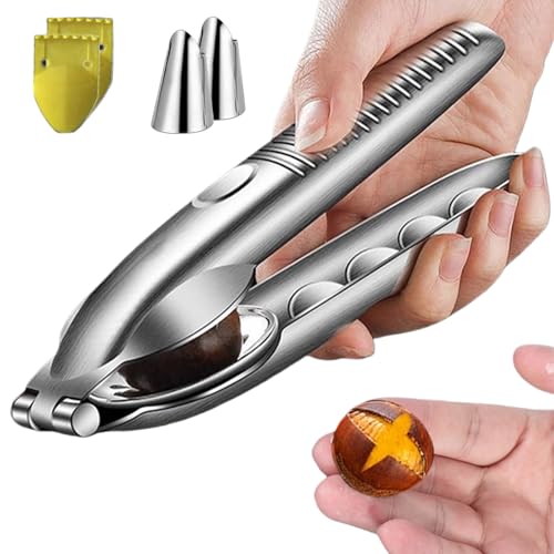 Chestnut Cutter, Stainless Steel Chestnut Clip, Multifunction Chestnut Cracker for Chestnuts, Hazelnuts, Nuts and Others Kitchen Utensils