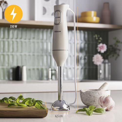 Tristar Stabmixer, 2 Geschwindigkeitsstufen, 350 W, Edelstahl-Mixfuß – Ansicht 2