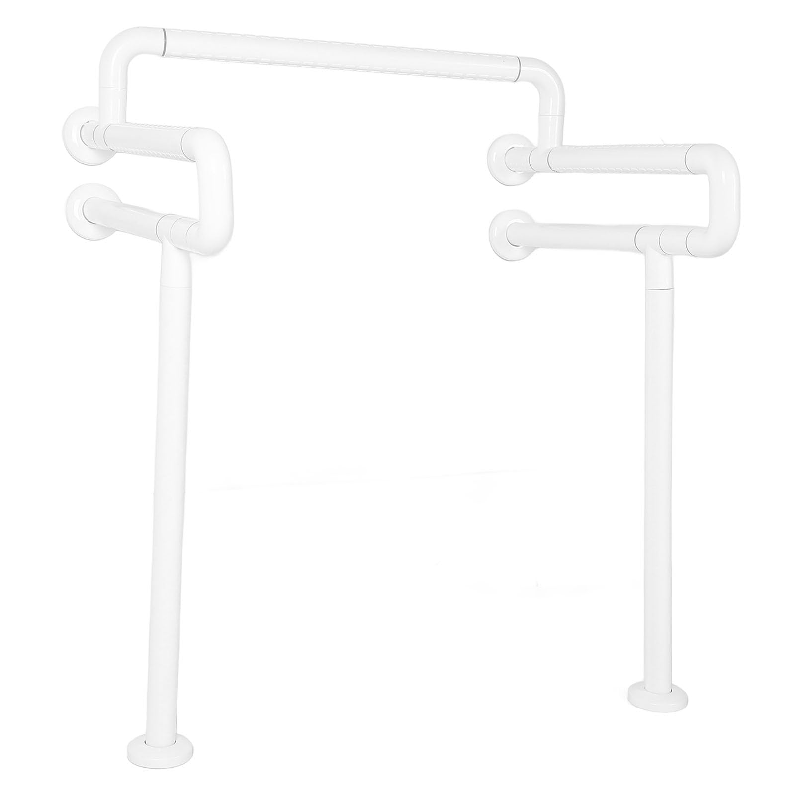 Toilet Grab Bar Double U Shape Ergonomical Handrails for Elderly Disabled Pregnant Women with Toilet Safety Rail for Wheelchair Users Mobility Impaired Seniors