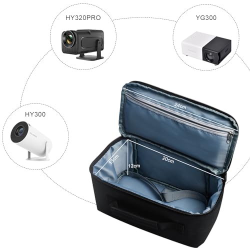 Salange Bolsa para Projetor HY320 HY300, EVA Duravel a Prova Dagua e a Prova de Choque, Bolsa Protet