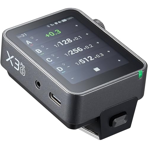Image of Godox X3 Pro-S TTL Wireless Flash Trigger for Sony, 2.4'' LCD Touchscreen,Built-in 2930mAh Li-ion Battery,2.4GHz Wireless X System with 3 Pro Shooting Modes,APP Support,USB-C Fast Charging