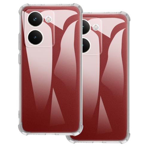 UOGNADGD 2�� TPU�P�[�X OPPO Realme P3 Ultra 5G RMX5030 �Ƃ̌݊������� �X�}�z�J�o�[ - �ϏՌ��t���L�V�u���ی�A�N�Z�T���[ �����J�b�g���H (�N���A+�N���A)