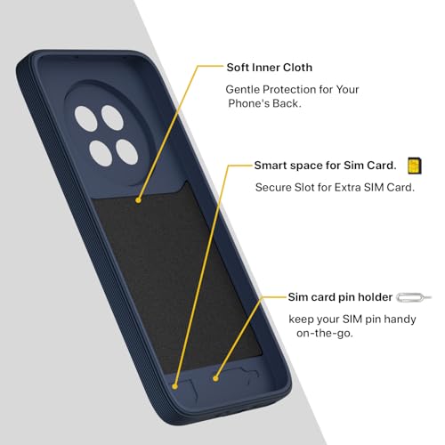 Image of Pikkme Back Cover for Oppo F31 Pro Plus 5G Soft Matte Silicone Mag-Safe Design (Mag-Safe Not Support) Camera Protection | Slim Fit Bumper Cover (Blue)