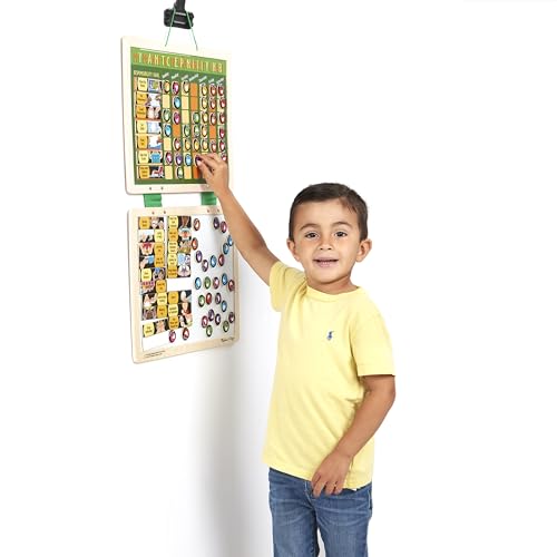 Melissa & Doug Deluxe Wooden Magnetic Responsibility Chart with 90 Magnets - image 9