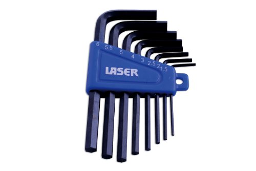 Laser 0268 Metric Hex Key Set 8Pc