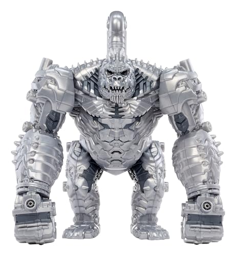 Armorsaurs King Chrome - Figurine articulée de 30,5 cm avec Effets sonores et Lumineux, Fonction « Punch Power » et Accessoires de Lancement, dès 6 Ans