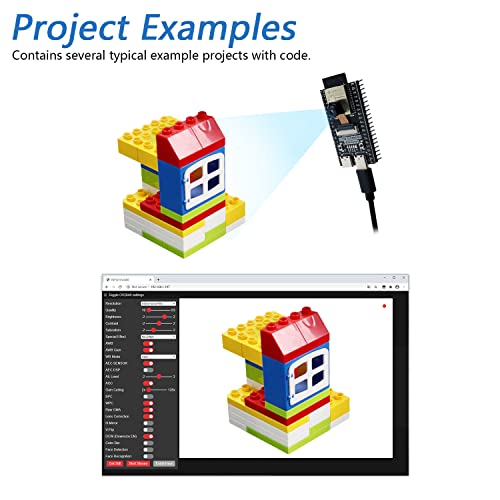 Freenove ESP32-S3 ESP32 S3 CAM Board, Dual-core 32-bit 240 MHz Microcontroller, Onboard Camera Wireless, Python C Code - Image 4