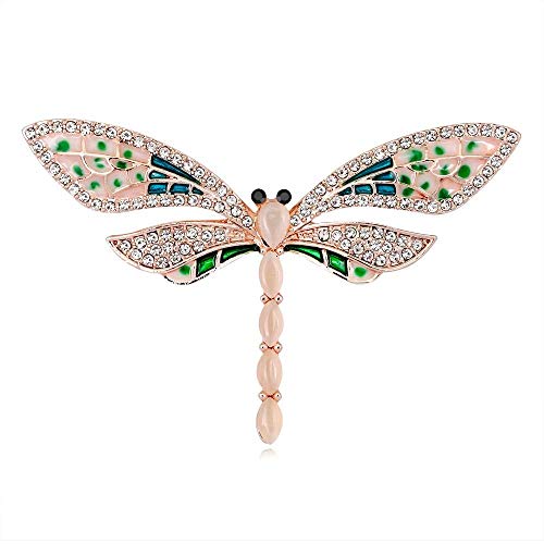 Broche pour femmes libellule étincelante, le cadeau de mariage idéal pour dames