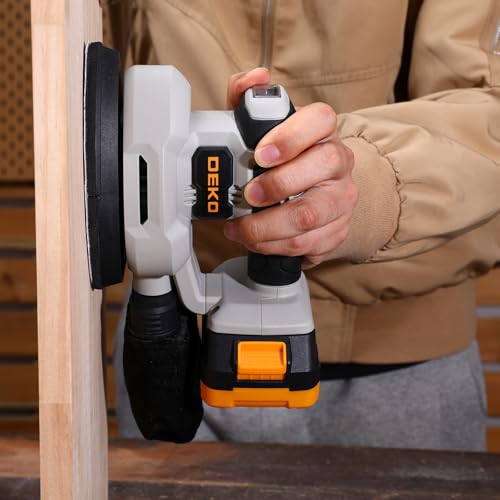 image for Cordless Detail Sander: DEKOPRO Multi-Function Mouse Sander Electric S
