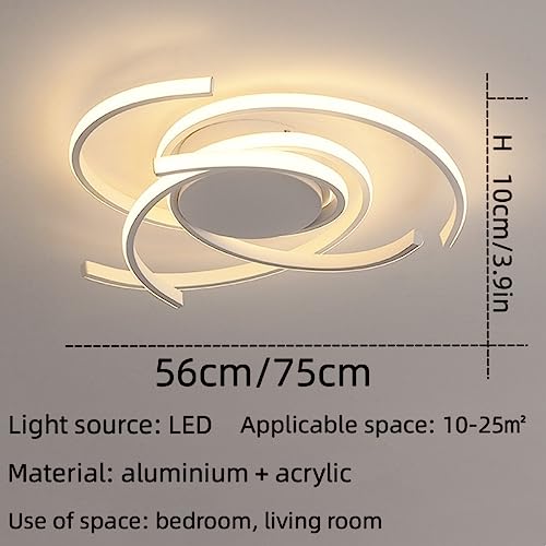 Plafond LED Light Dimmable Solution Éclairage Salon Modulable et Confort