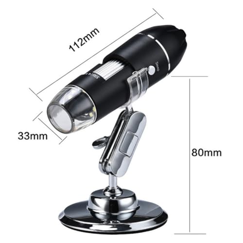 Microscopio digital USB aumento 1000x con lupa flexible para laboratorio 3