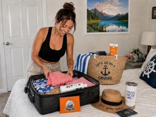Image of Smuggs Jugs Cruise Essentials: Hidden Liquor Containers 4-17.3 oz Bottles and 2-8 oz Tubes Smuggling Kit, Leakproof Rum Runners for Cruise, Hidden Flasks for Liquor Disguise Fake Shampoo bottles