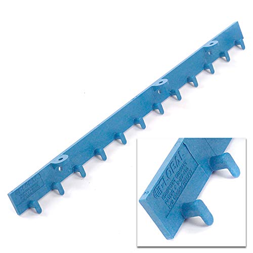 Global Industrial Standard Strip Curtain Door Mounting Bracket Kit, 6'L - (3) 2' Sections