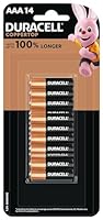 Duracell Coppertop Alkaline AAA, 14 Pack Batteries