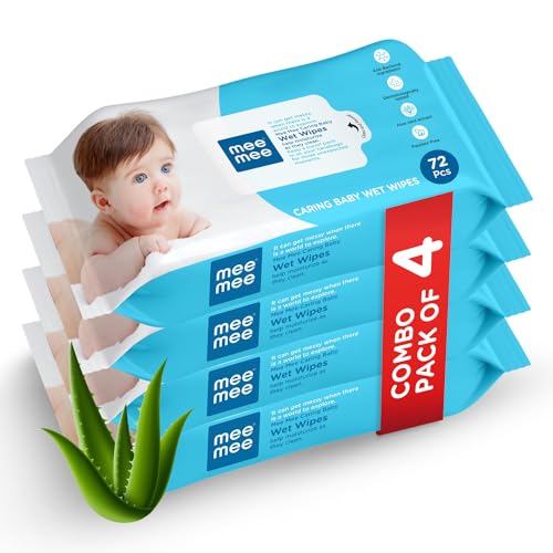 Mee Mee Store Mee Mee Baby Gentle Pack of 4 x 72 Pieces (288 total) - Image 2