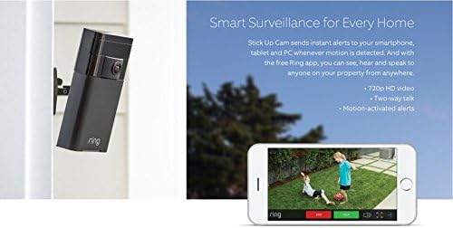 Ring Stick Up Cam and Solar Panel Bundle (2 Pack)