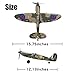 RC Plane Spitfire Fighter 2.4Ghz 4CH Remote Control Aircraft Ready to Fly for Adults Kids Airplane Radio Controlled Plane with Xpilot Stabilization System 761-12