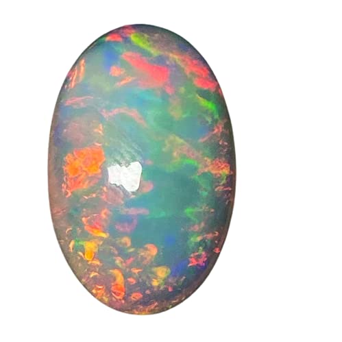 Alaska Gems Gallery Top AAA+++ Quality of Australian Fire Opal 6.50 Carat Amazing Colors Like Rainbow Shine Real Stone Original Certified 7.00 Ratti
