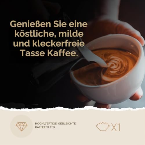 Edesia Espress Kaffeefilter Korbfilter 80/200, Korbfiltertüten Papier – Ansicht 2