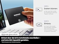 Samsung 870 EVO SATA III 2,5 Zoll SSD, 8 TB, 560 MB/s Lesen, 530 MB/s Schreiben, Interne SSD, Festplatte für schnelle Datenübertragung, MZ-77E8T0B/EU – Ansicht 5