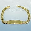 Never-Say-Never-Pulsera-para-Hombre-de-Oro-Amarillo-de-18k-con-Placa-de-100cm-de-Ancha-y-2000cm-de-Larga-100-Personalizable-Cierre-mosqueton-1435-gr-de-Oro-de-18k