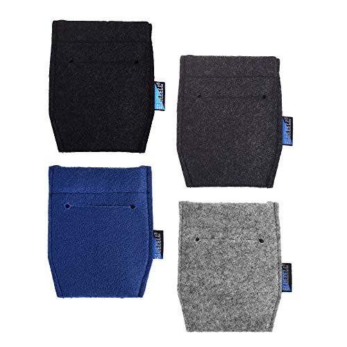 BCP 4 pcs Pocket Square Card Holder for Man’s Suits(4 Color)