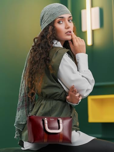 Image of EXOTIC Solid Pattern Elegance Hand Bag For Women | Chain Handle | Shopping Bag | Occasional Bag | Perfect for Gift