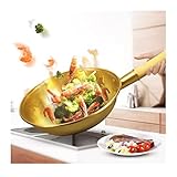 Beeindruckende Handcrafting - Nein zwei sind gleich: unser richtiges handgefertigtes Kupfer Wok ist so atemberaubend wie sie funktionsfähig sind. Genießen Sie Ihr 100% authentisches Kupfer Wok Mit einem polierten Finish verdienen Sie dieses Kupfer Wok.