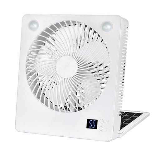 Ventilateur solaire contre la chaleur sous la tente : lanterne pliable silencieuse de voyage