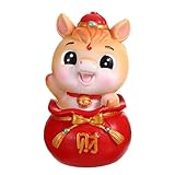 Fluxioxtna Lucky Zodiacs - Figura en miniatura de resinas de caballo para...