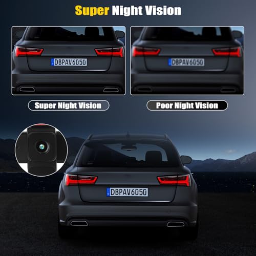 3 Channel Dash Cam Front and Rear Inside, 3 Inch 1080P Dash Camera for Cars Three Way Triple Car Camera with APP Control,IR Night Vision,Loop Recording,G-Sensor,Parking Assistance,24H Parking Monitor