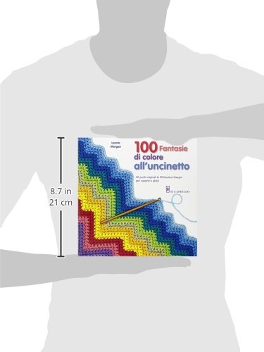100 fantasie di colore all'uncinetto