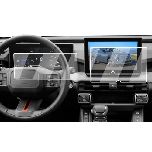 Protecteur d'écran mat pour Toyota RAV4 2026 - Verre trempé 9H pour compteurs et écran tactile