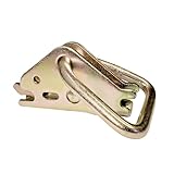 Mega Cargo Control (8 Pack E-Track D Ring Tie-Down Anchor | E-Track Tie-Down System for Cargo Loads & ETrack Rails | for Enclosed Trailers, Flatbeds, Truck, Van, Pickup
