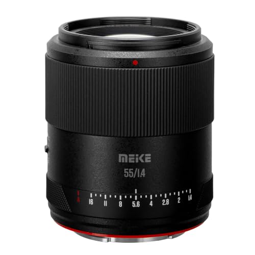 Meike 55mm F1.4 APS-C AF X Mount STM Golden Portrait Prime Lenses | Standard Aperture Compatible Fujifilm Mirrorless Cameras