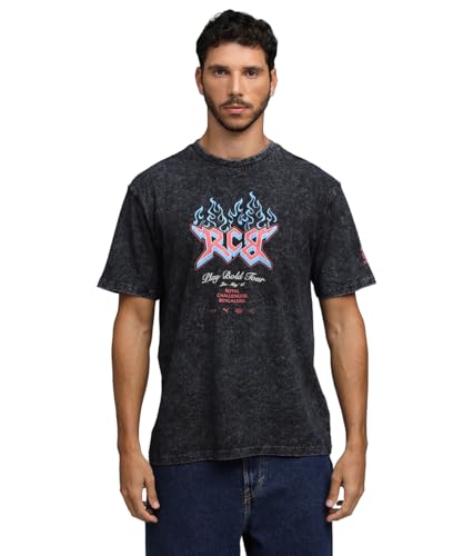 Image of Puma RCB 2026 Men's Printed Vintage Tee | IPL 2026