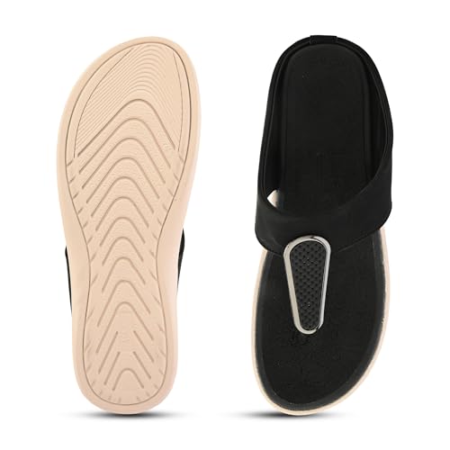 Image of Centrino Women's Wedge Heel Sandals | Stylish Slip-On Sandals for Ladies | Soft Cushioned Footbed for Comfort | Elegant & Trendy Design | Lightweight and Durable Fashion Footwear (9415)