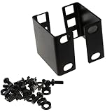 1U Rack Montage Données Schrank Recessing Support Avec Cage écrous 50 mm Deep [50mm Deep]